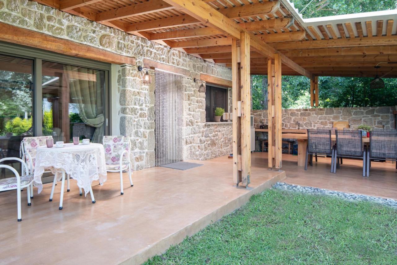 Villa Menie - Golden Fig Sykia Lodge Paralia Sikias Luaran gambar