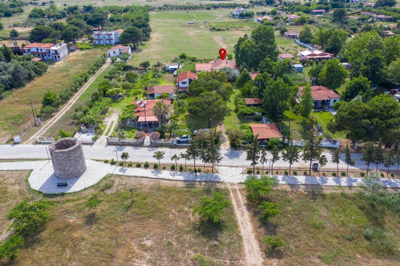 Villa Menie - Golden Fig Sykia Lodge Paralia Sikias Luaran gambar